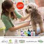 Showseason Animal Products Bath & Brush Therapies® Mysterious Male® Dog Cologne 12.5 oz. | Dog Perfume Long Lasting Odor Eliminator Spray | Made In The USA