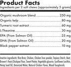 Mushroom Complex Treats for Dogs with Reishi, Shiitake, and Turkey Tail Mushrooms for Cognition and Immune Boosting Supports Digestive Health and Reduces Inflammation DHA EPA Turmeric Kelp (120pcs)