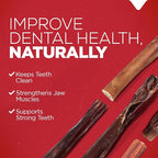 Natural Farm Power Bully Sticks Dog Chews (2-3”, 1 Pound Bag), 2-in-1 Power Chews: Premium Beef Cheek Wrapped in Beef Pizzle, Double Chewing Time, Promotes Dental Health, Great for Small Dogs