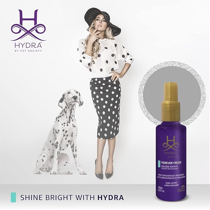 Hydra Forever Fresh Pet Cologne, Finishing Cologne for Dogs and Cats, Grooming Spray, 4.4 Ounces