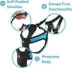 Gooby Turquoise X-Small Easy Fit Harness - No Pull Patented Design for Small Dogs with Quick Release Buckle