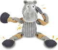 Squeaky Dog Toys for Boredom and Stimulating for Aggressive Chewer Stuffed Interactive Dog Toys for Large Dogs Puppy Toys for Teething Durable Dog Chew Toys