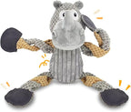 Squeaky Dog Toys for Boredom and Stimulating for Aggressive Chewer Stuffed Interactive Dog Toys for Large Dogs Puppy Toys for Teething Durable Dog Chew Toys
