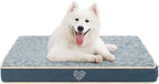 VANKEAN Waterproof Dog Pad Bed Mat Reversible (Warm&Cool), Removable Washable Cover & Waterproof Inner Lining, Pet Mattress for Cats and Dogs, Joint Relief Crate Bed, Navy