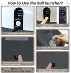 SOCO Automatic Ball Launcher for Dogs Large- 3 Distance Settings (40/60/80FT) w/Remote Control | 2.5" ETPU Tennis Balls | Indoor/Outdoor Dog Toy | 6 Balls & Quick Charge Included
