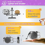 10ft Retractable Dog Leash for Small Dogs, Puppies, and Cats, 360° Tangle-Free, One-Handed Brake, Applicable to Pets of Small Size
