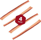 Best Bully Sticks Natural Jumbo Bully Sticks for Large Dogs - 12 Inch, 4 Count (Pack of 1) - 100% Free-Range Grass-Fed Beef, Single-Ingredient, Grain and Rawhide Free Long Lasting Dog Chews