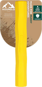 Playology Hound2O Dog Toys | Fetch Stick Toy for Dogs, Yellow | Durable Rubber Outdoor Toy - Easy to Clean and Made from Non Toxic Materials