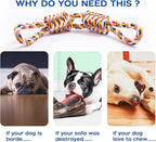 Aggressive Chew Rope Toys for Medium Large Dogs, Tooth Cleaning Chew Toys