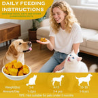 Freeze Dried Egg Yolk Cat & Dog Treats, Single Ingredient, High-Protein Training Treats and Food Topper for Dogs and Cats, Gluten & Grain Free, 7 oz (Chicken Egg Yolk)