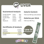 Choolip Squeeze Vita Stick Lickable Cat Treats & Dog Puree – 49-Count Liver Support Tubes, Creamy Grain-Free High-Protein Puree with Milk Thistle, Vitamin E & CoQ10 for Liver Health & Detox Support