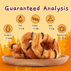 Jungle Calling Dog Treats, Long Lasting Collagen Chews for Dogs, Chicken Wrapped Collagen Donuts, High Protein Rawhide Alternative Chewy Snacks for Medium and Large Dogs (4 Counts)