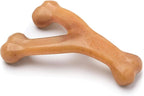 Benebone Wishbone Durable Dog Chew Toy for Aggressive Chewers, Real Chicken, Made in USA, Medium, for All Breed Sizes