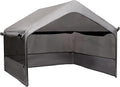 Extra Large Outdoor Dog Tent Replacement Canopy, Big Dog Shade Shelter with Three-Sided Breathable Mesh Windows 4'x 4'x 3.3', Canopy Roof Only (Metal Frame Not Included)
