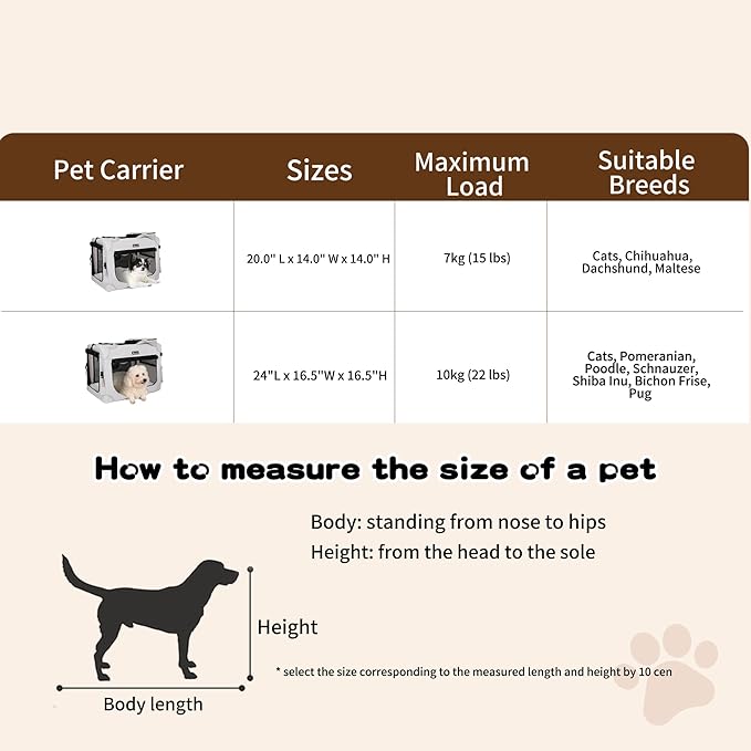 Extra Large Cat Carrier for 2 Cats Indoor and Outdoor Uses Car Travel Portable Bag with Water Bottle Slot Ideal for Long Trips (Grey, 24.0" L x 16.5" W x 16.5" H)