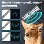 Dog Whistle, Dog Training Whistle to Stop Barking Neighbor's Dog, 2 Pack Adjustable Ultrasonic Silent Dog Recall Training Whistles with Lanyard, Professional Dog Whistle for All Dogs