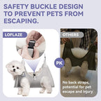 Dog Grooming Hammock Harness for Dogs & Cats with Pet Nail Clipper Trimmer - Cat Hanger Sling for Trimming Clipping Nails- Dog Hammock Restraint Bag for Small Medium Large pet （ Grey L ）