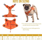 OneTigris Tactical Dog Harness Vest,No-Pull Service Dog Vest with Hook & Loop Panels,Adjustable Dog Vest Harness for Walking Hiking Training(Orange,XL)