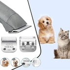 Audoc 4FC Blade Detachable Pet Clipper Replacement Blades, Ceramic and Stainless Steel, Compatible with Andis, Oster, and Wahl Clippers