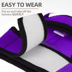 PUPTECK Soft Mesh Cat Vest Harness and Leash Set Puppy Padded Pet Harnesses Escape Proof for Cats Small Dogs Rabbits Bunny