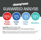 CHOMP 'EMS Purehide Chews - Slow Roasted Naturally Delicious Rawhide Dog Treats - High Protein Beef Hide - Bacon Flavor, Sticks, 8.5 Oz.