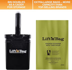 Neater Pet Brands Lift N’ Bag 2.0 Dog Pooper Scooper with Bag Attachment for Small to Large Dogs, New & Improved Design, 195 Refill Bags, Heavy Duty Dog Poop Scooper for Yard & Walks, One-Hand Use