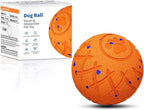 Smart Interactive Dog Toy, Automatic Moving, Bouncing and Stimulation, Silent Foam Material, IP54 Waterproof Rating, Active Rolling,Dog Ball for Medium and Large Dogs,Dog Birthday (Orange)