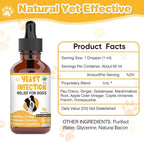 Natural Yeast Infection Treatment for Dogs,Supports Healthy Itch Relief,Inflammation Relief,Allergy Relief & More,Dog Ear Infection Treatment,Itch Relief for Dogs,Ear Infection Treatment for Dog
