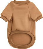 Puppy Sweater for Small Dogs Clothes Warm Winter Cat Clothe Pet Sweatshirt Knitwear Doggie Kitten Clothing, Coffee, Small