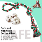 Dog Rope Toys, Indestructible Dog Toy, Dog Chew Toys for Aggressive Chewers, Tough Puppy Teething Chew Toys for Boredom, Dental Cleaning Tug of War Dog Toy, Great for Small to Large Breed