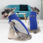 KOOLTAIL Small Dog Sweater - Dog Fleece Vest Jacket with Leash D-Ring for Small Medium Dogs, Soft Pullover Winter Warm Cold Weather Coats, Pet Fall Clothes Outfit for Puppy Cat Boys&Girls, Blue XS