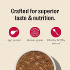 The Honest Kitchen Grain Free Minced Salmon & Cod in Fish Broth Gravy Wet Cat Food, 2.8 oz x12