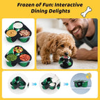 IFOYO Frozen Treat Dog Toy Ball for Small to Medium Dogs, Silicone Enrichment Dog Toys to Keep Them Busy, Reduce Anxiety, Puzzle Treat Dispensing Dogs Toys for Slow Food Training, Easy to Clean