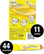 Temptations Creamy Puree Squeezable Lickable Wet Cat Treats with Chicken, 0.42 oz. Tubes, 4 Count, Pack of 11 (44 Total)