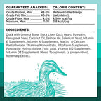 BIXBI Rawbble Freeze Dried Dog Food, Duck Recipe, 26 oz - 95% Meat and Organs, No Fillers - Pantry-Friendly Raw Dog Food for Meal, Treat or Food Topper - USA Made in Small Batches