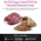 Smart Cookie Duck Jerky Dog Treats with Flax Seed, Omega Oils- Hypoallergenic Strips for Dogs and Puppies with Allergies, Sensitive Stomachs - Dehydrated, Grain Free, Made in USA - 3oz Bag, Pack of 1