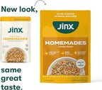 Jinx Chicken Wet Dog Food Topper, Mix with Dry Dog Food, Made with Real Chicken, Bone Broth & Brown Rice, No Fillers, Puppy, Adult, Senior, 9oz, 12 Pack