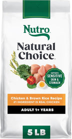 Nutro Natural Choice Chicken & Brown Rice Adult Dry Dog Food Recipe, 5 lb. Bag