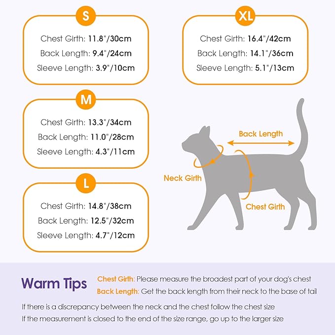 SUNFURA Hair Sticky Cat Clothes, Cat Sweater for Cats Only, 4-Legged Fleece Sweaters Kitten Pajamas Reduce Shedding Fur, Warm Pullover Shirts for Cats, Army Green XL