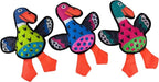 Interactive Squeaky Dog Toys,Crinkle Dog Toy to Keep Them Busy,Colorful Absurd Duck Dog Toys,Fun for Indoor Puppies,Chewing and Playing(Pink)