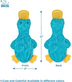 Best Pet Supplies Squeaky Dog Toys with Soft Durable Fabric for Small, Medium and Large Pets Interactive Toy for Indoor Play, Supports Active Biting and Play - Turquoise