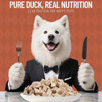 Just Try 6.35 oz Freeze-Dried Duck Cubes for Dogs & Cats – Single-Ingredient Dog Treats&cat Treats, Grain-Free, High Protein, Low Fat, Supports Skin & Joint Health – Natural Training Treats