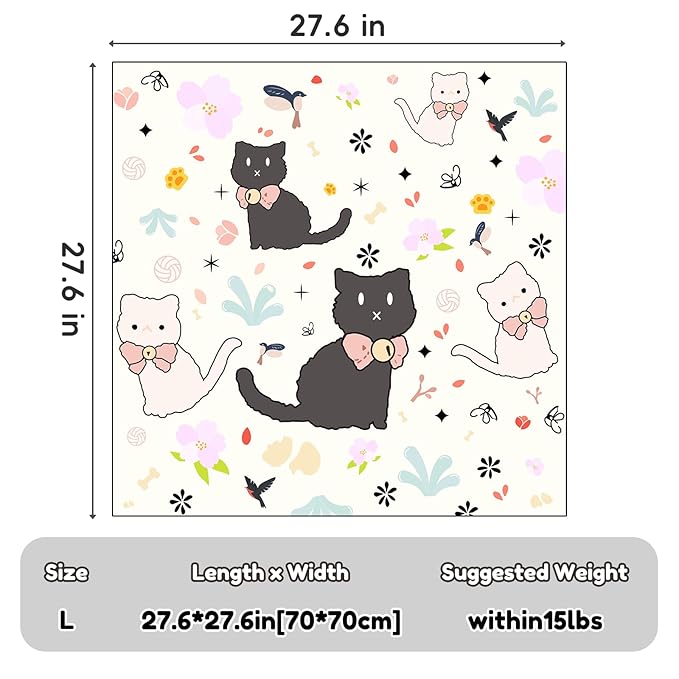 27.6"Cat Grooming Wrap (for nail trimming and veterinary care) - Large-Scale Anti-Escape Cat Containment Device- Multifunctional pet grooming essential, (C2 Suitable for 15 lbs)