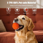 Interactive Dog Ball Replacement Shell (Orange)