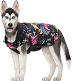 GMF Winter Dog Jacket - Reversible, Windproof & Waterproof, Thick Soft Coat with Leash Hole for Small to Large Dogs