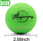 Magicorange Tennis Balls, 12 Pack Advanced Training Tennis Balls Practice Balls, Come with Mesh Bag for Easy Transport, Good for Beginner Training Ball