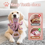 Squeaky Dog Toys, Octopus Dog Toy Interactive Tug of War Puppy Toy to Keep Them Busy(Purple)