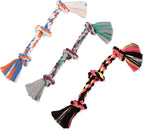 Mammoth Flossy Chews Color Rope Tug – Premium Cotton-Poly Tug Toy for Dogs – Interactive Rope– Dog Chew Toy, Assorted colors