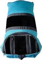 Cinf Cat Nail Clipping Cleaning Grooming Restraint Bag (Free Muzzle) Set No Scratching Biting for Bathing Nail Trimming Injecting Examining(Blue,L)