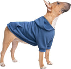 Extra Large Dog Clothes Hoodies Zip Up Sweaters for Big Dogs Labrador Golden Retriever Puppy Blue 2XL